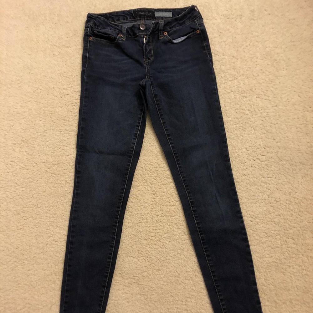 Dark Wash Blue Aeropostale Jeggings Skinny Jeans